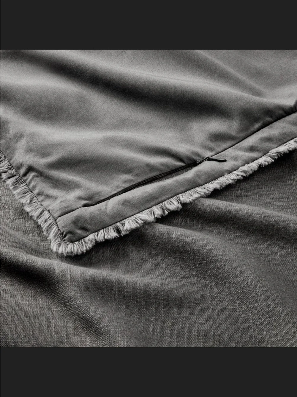 Casaluna Dark Gray Duvet Cover Set